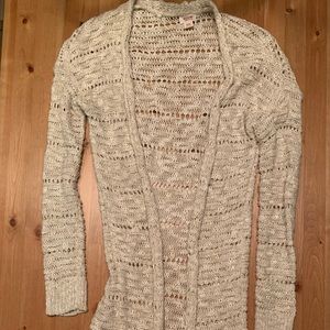 Mossimo Supply Co. Lacey Long Cardigan, Size Medium, Hardly Worn